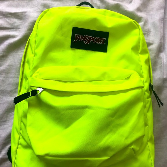 Neon Green Jansport Backpack | Poshmark